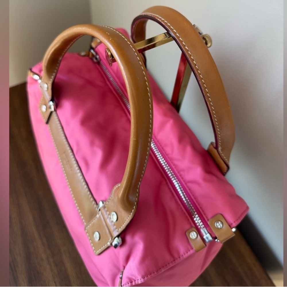 Kate Spade New York Leather Trim Nylon Top Handle Shoulder Bag - Picture 3 of 13